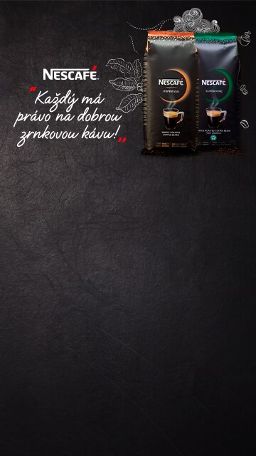 Vyzkoušejte zrnkovou kávu NESCAFÉ!
