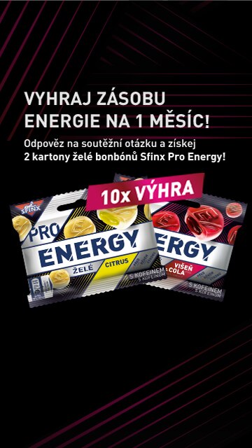 Soutěž se SFINX PRO ENERGY!