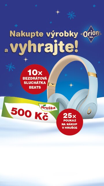 Nakupte výrobky Orion a vyhrajte