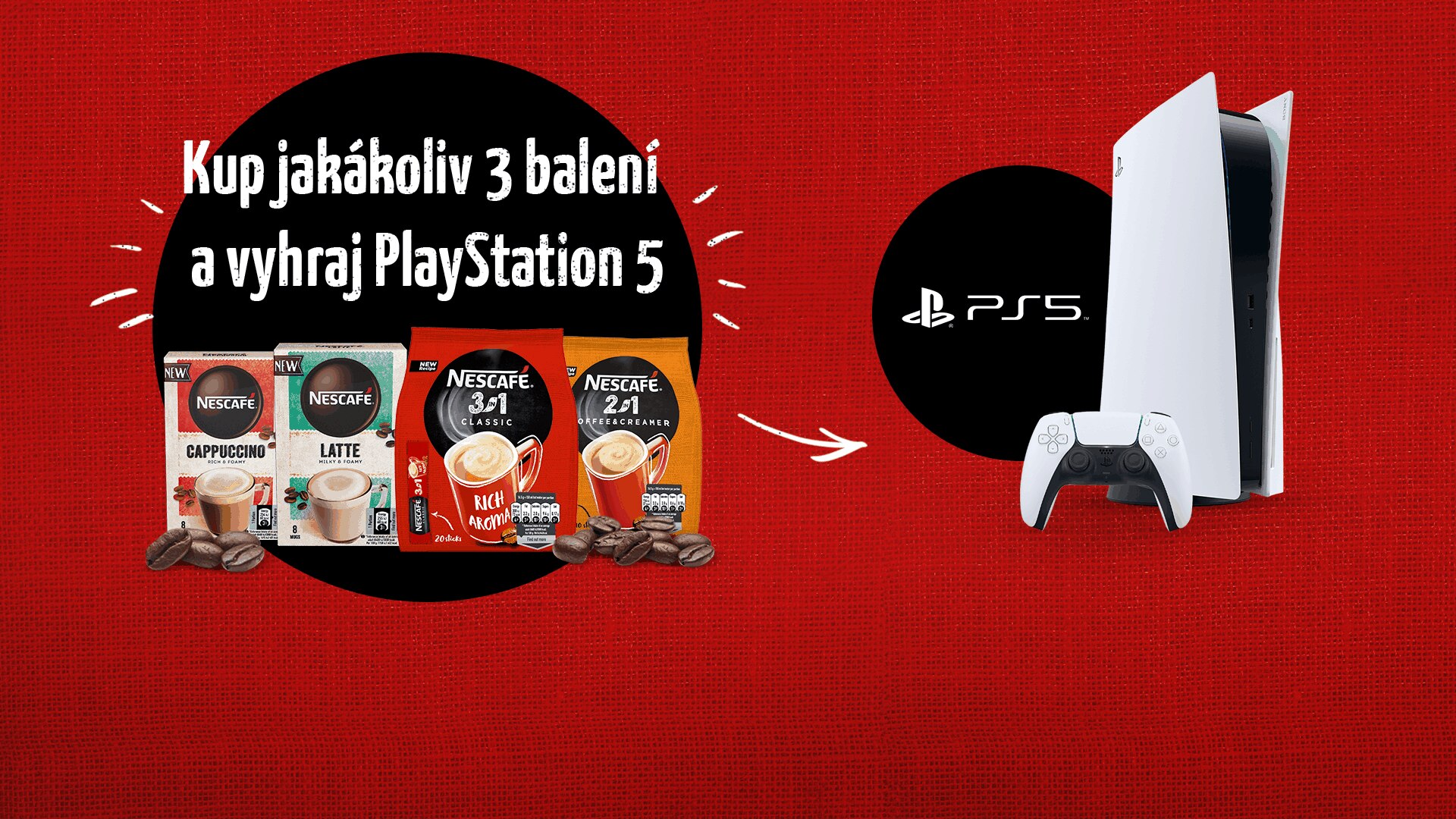 Vyhraj PLAYSTATION 5 s NESCAFÉ Mixes