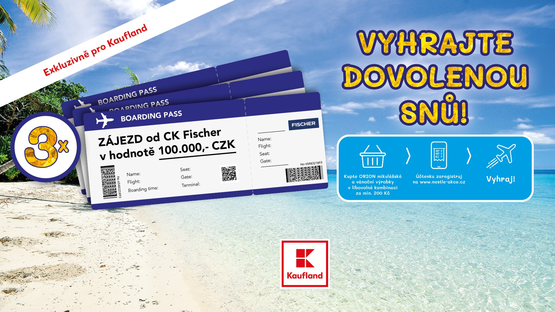 ORION – Vyhrajte dovolenou snů