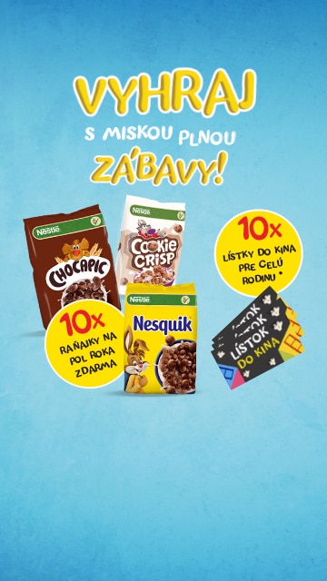 Vyhraj s MISKOU PLNOU ZABAVY