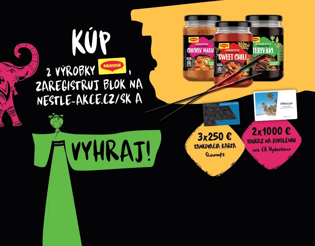 Nakúp v TESCU a zaži chuť Ázie s MAGGI !
