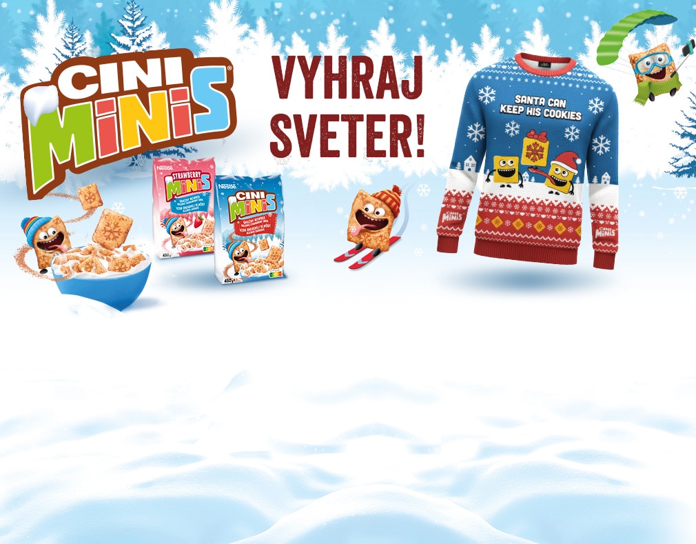 Súťaž o sveter Cini Minis v predajniach TESCO!