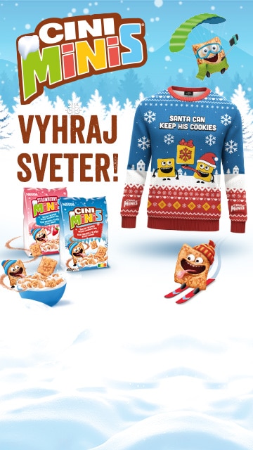 Súťaž o sveter Cini Minis v predajniach TESCO!