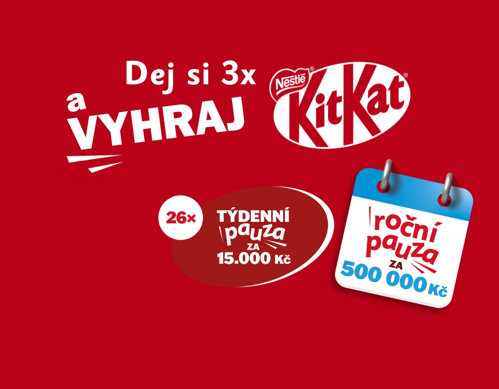 Vyhraj roční pauzu s KitKat!