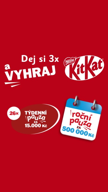 Vyhraj roční pauzu s KitKat!