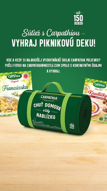 Odfoť sa s Carpathiou a vyhraj piknikovú deku !